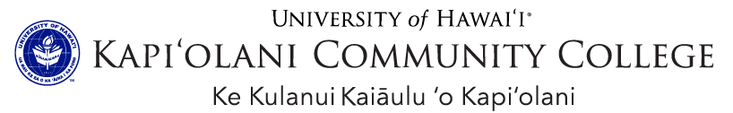 Kapiolani Community College Logo.